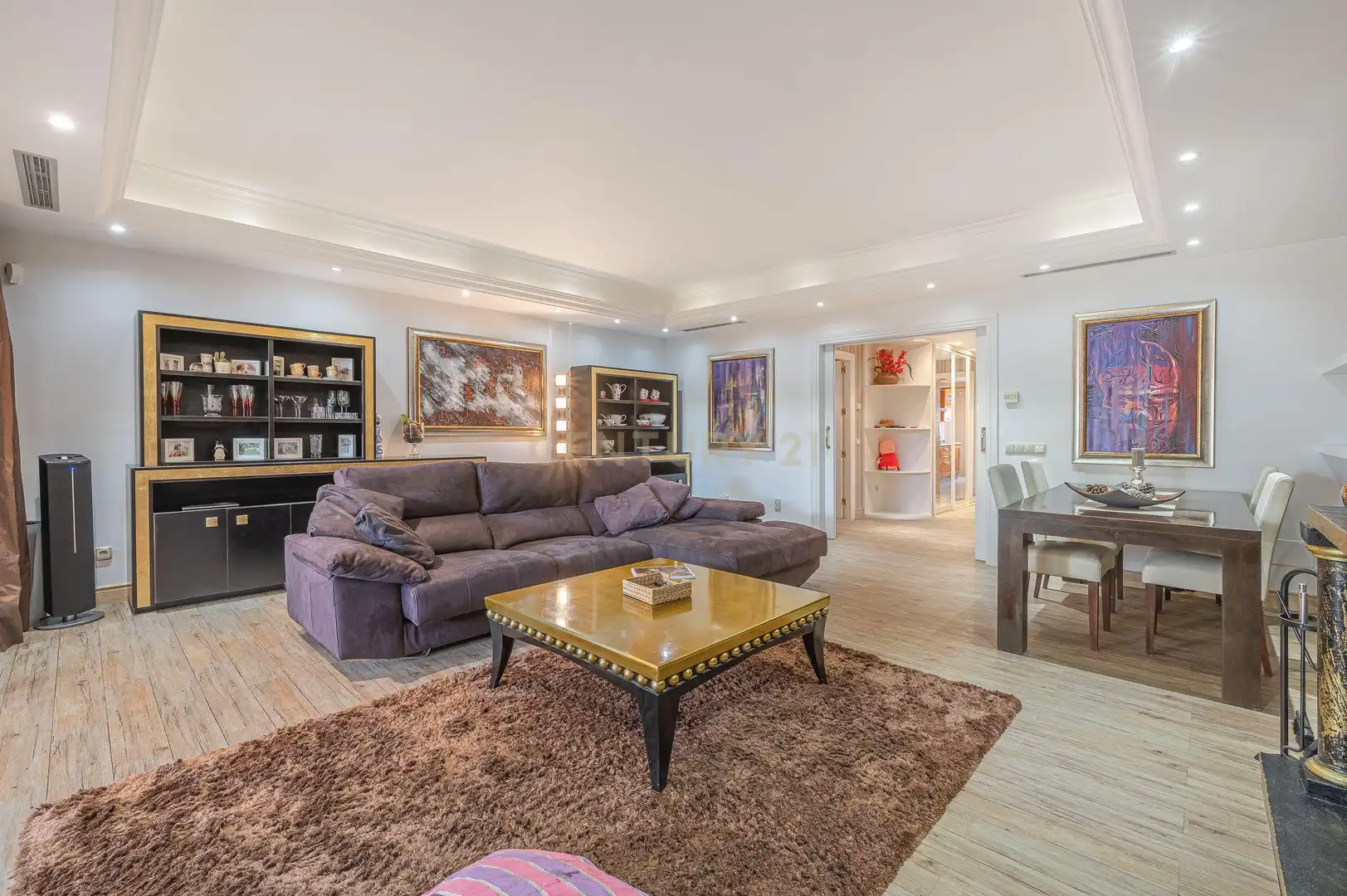 Living room of Apartments for rent in Marbella  with Air Conditioner, Private garden and Furnished