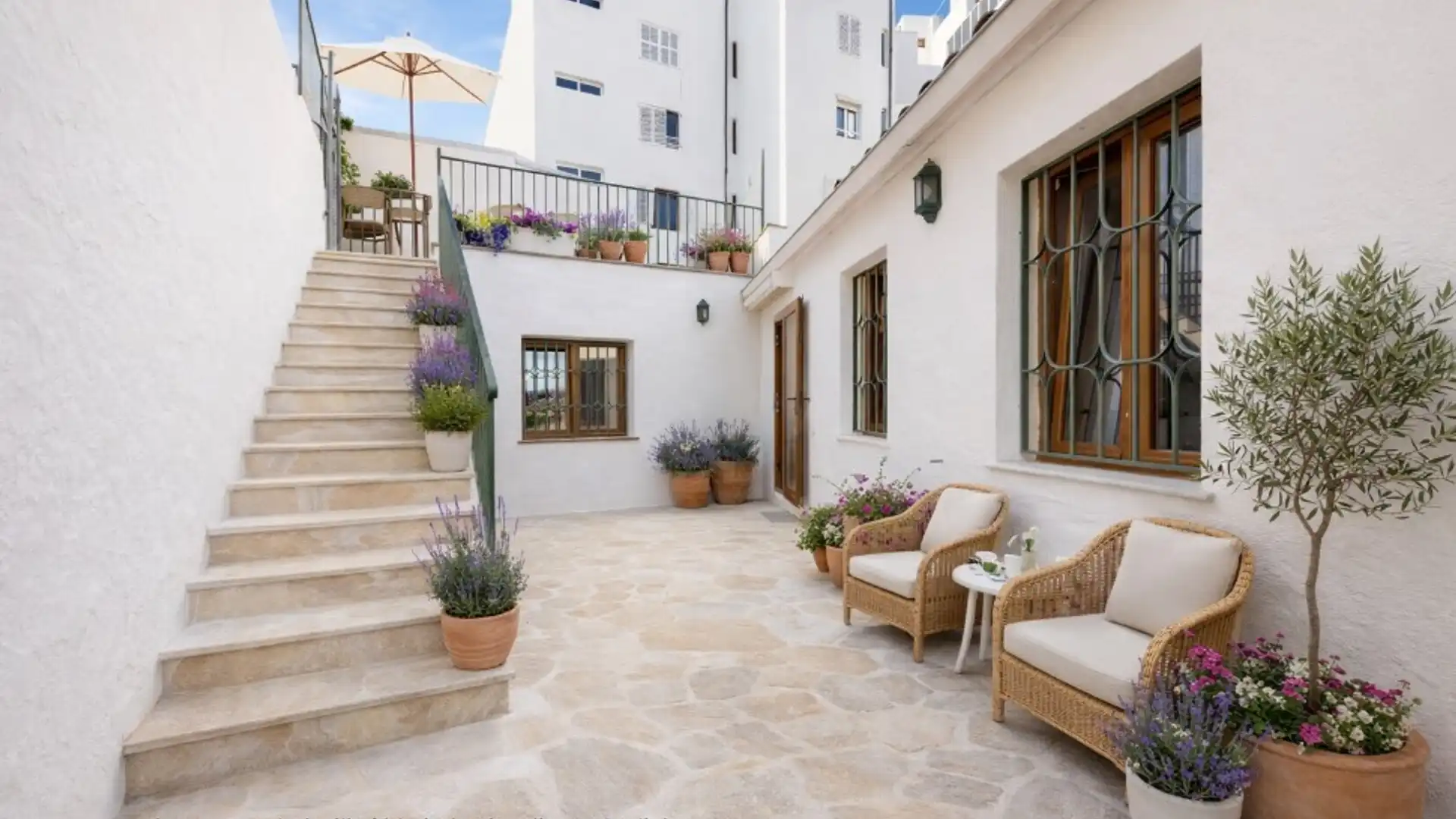 Terraza de Finca rústica en venta en Pollença con Aire acondicionado y Terraza