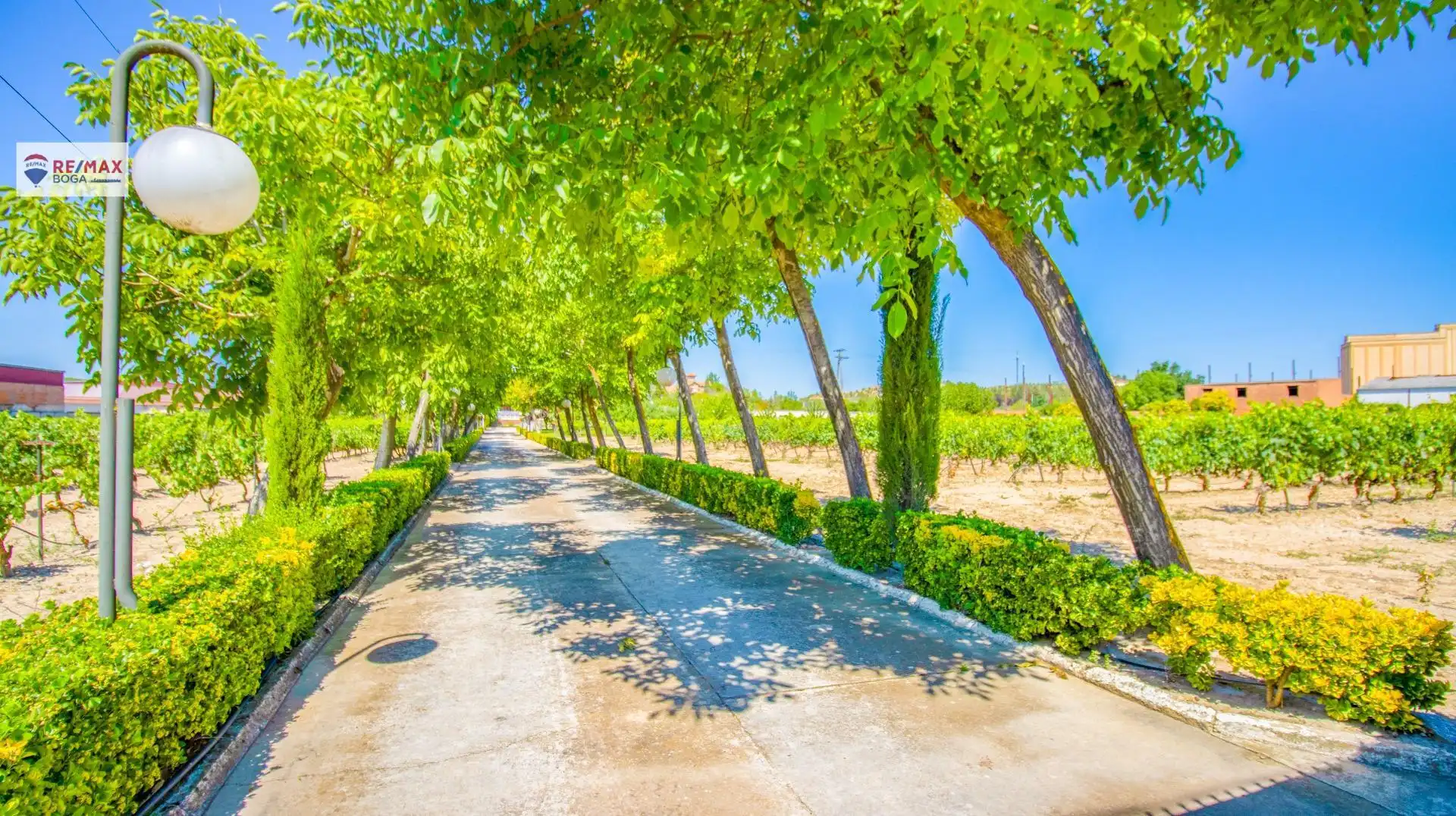 Vista exterior de Casa o xalet en venda en Oyón-Oion amb Aire condicionat, Jardí privat i Parquet