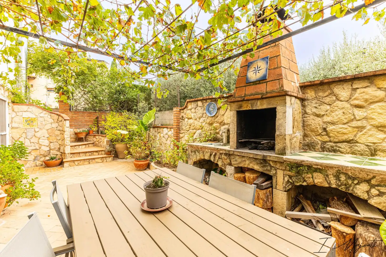 Garden of Detached homes for sale in La Bisbal d'Empordà  with Terrace