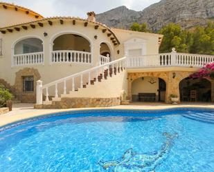 Swimming pool of House or chalet to rent in Dénia  with Air Conditioner, Terrace and Swimming Pool