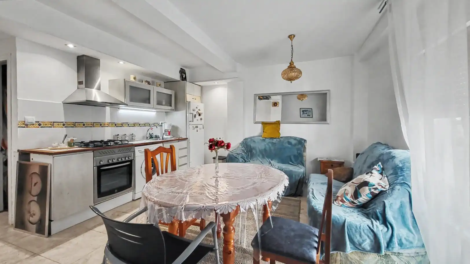 Kitchen of Houses for sale in Oliva  with Air Conditioner, Heating and Terrace