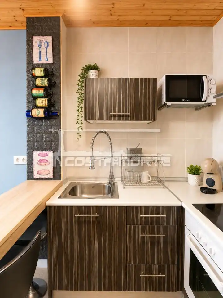 Cocina de Ático de alquiler en Fisterra con Amueblado