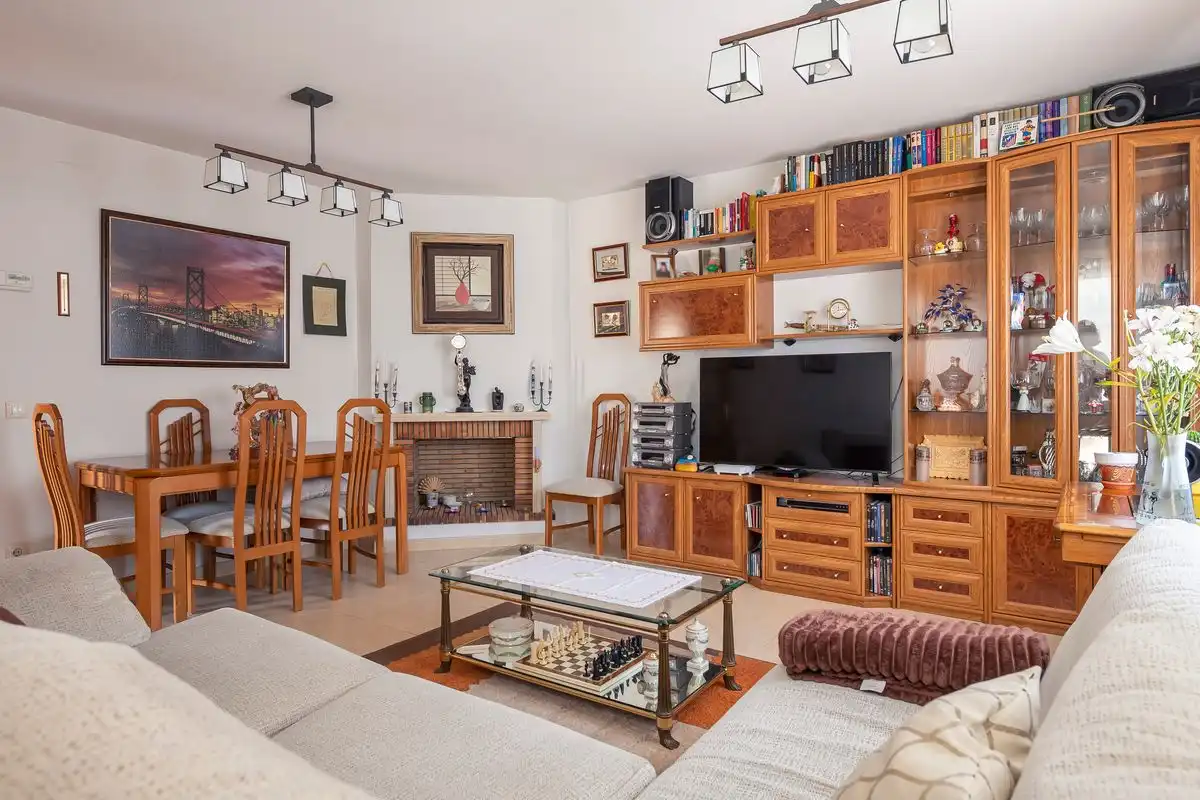 Sala de estar de Casa o chalet en venta en Titulcia con Aire acondicionado, Calefacción y Jardín privado