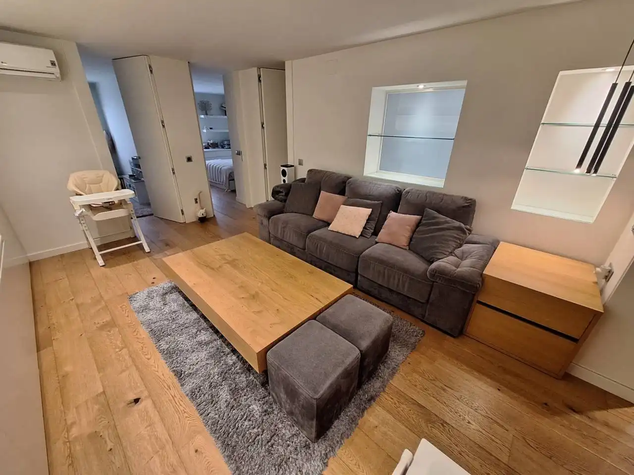 Sala de estar de Piso de alquiler en Fuenlabrada con Aire acondicionado y Calefacción