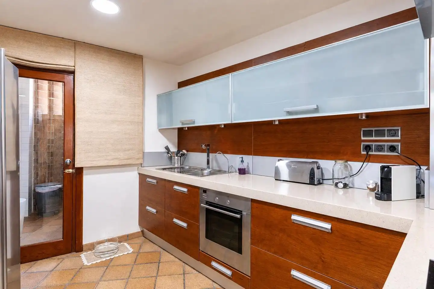 Cuina de Casa o xalet en venda en Santa Pola amb Aire condicionat, Jardí privat i Terrassa