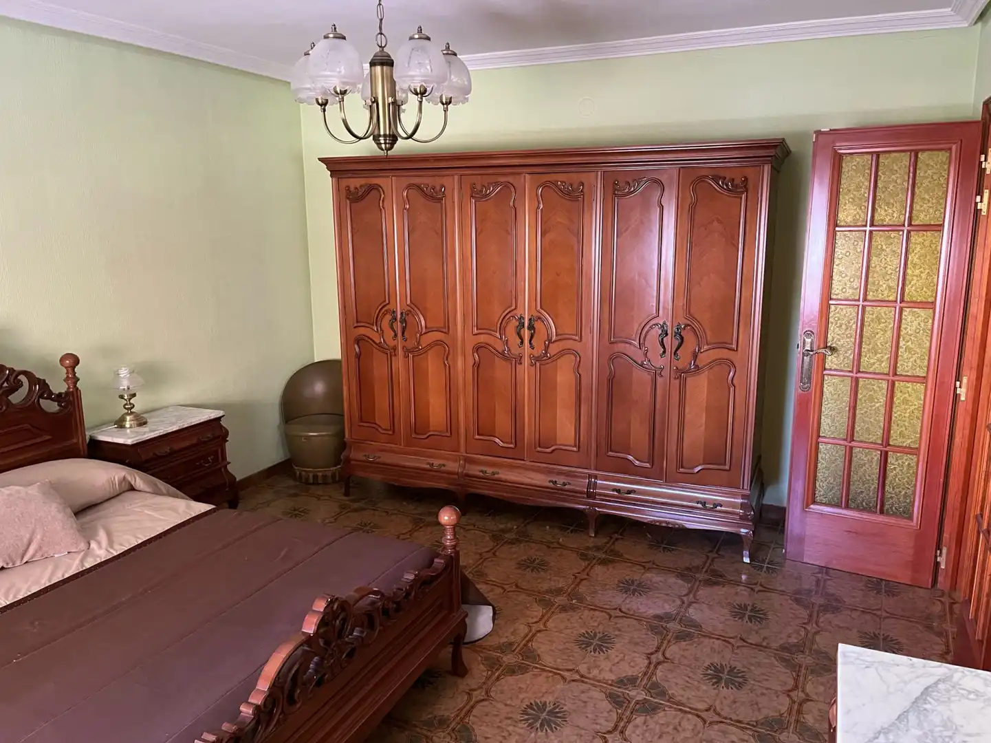 Schlafzimmer von Dachboden zum Verkauf in Monzón de Campos mit Heizung, Abstellraum und Möbliert