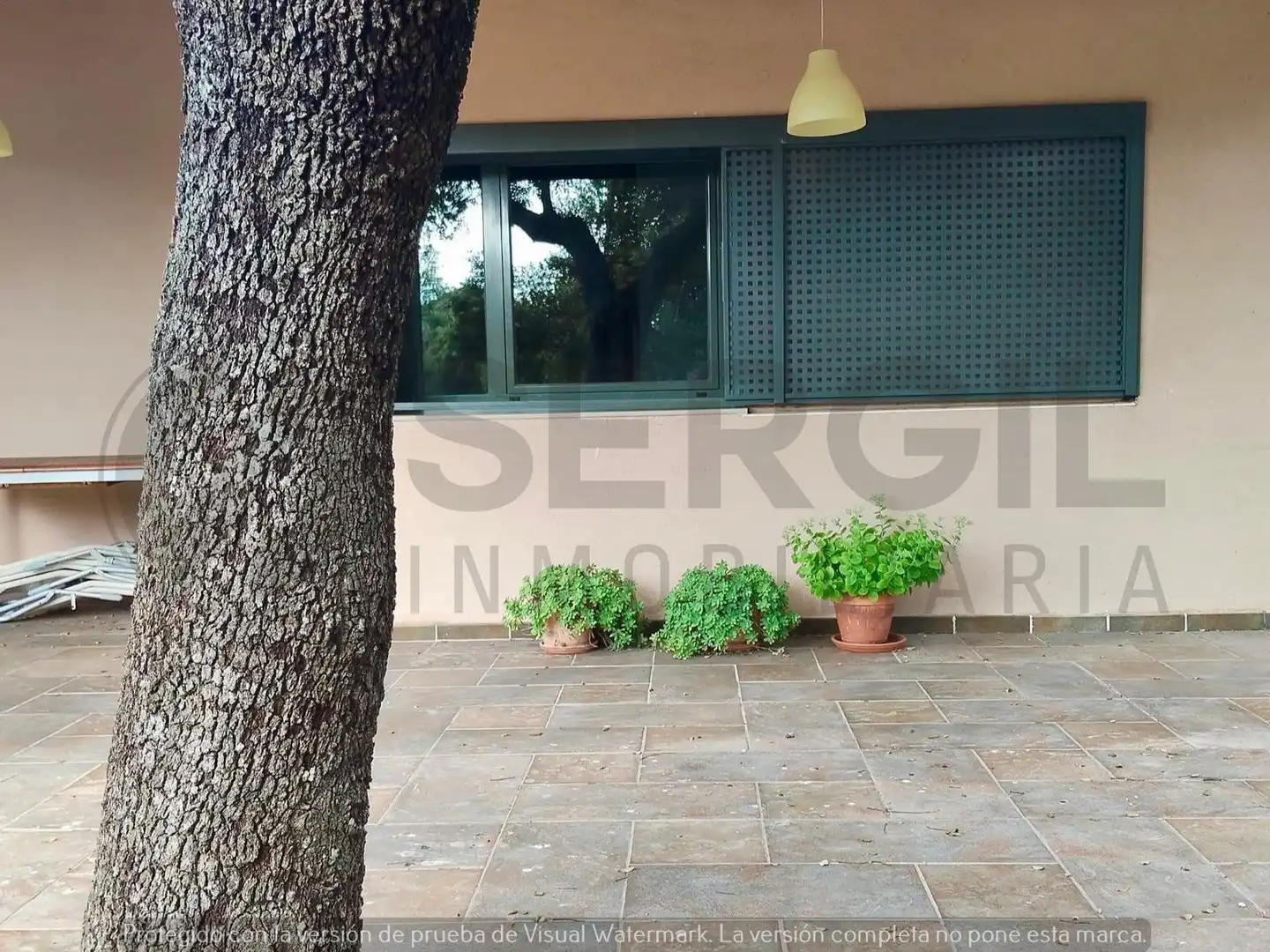 Terrassa de Casa o xalet en venda en Navas de Riofrío amb Calefacció, Jardí privat i Traster