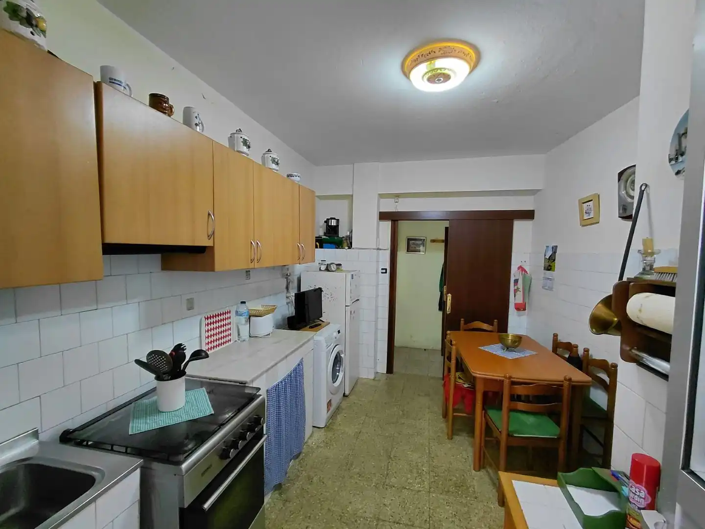 Cocina de Casa o chalet en venta en Ribeira con Jardín privado, Amueblado y Lavadora