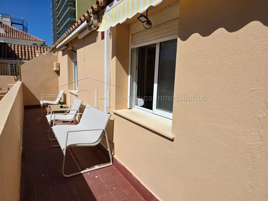 Terrassa de Àtic de lloguer en Fuengirola amb Aire condicionat i Moblat