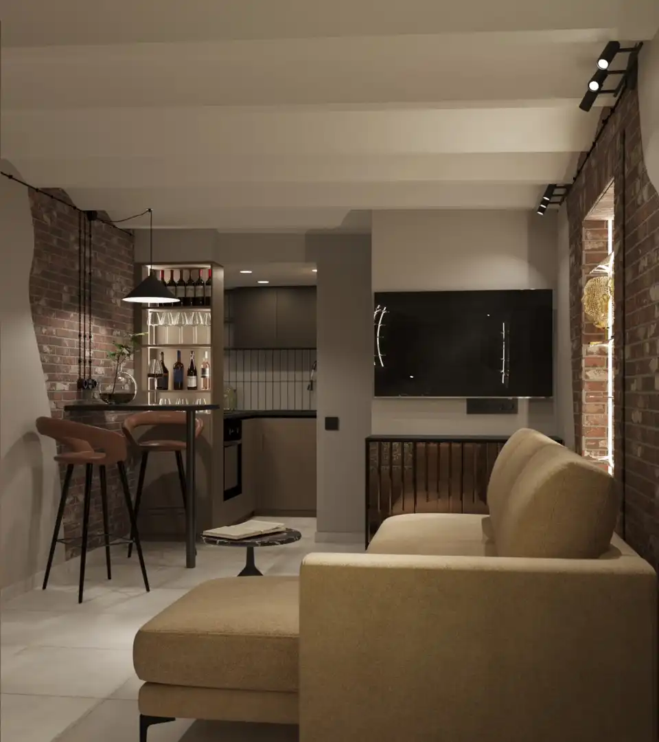 Sala de estar de Piso en venta en Barcelona con Horno, Lavadora y Balcón