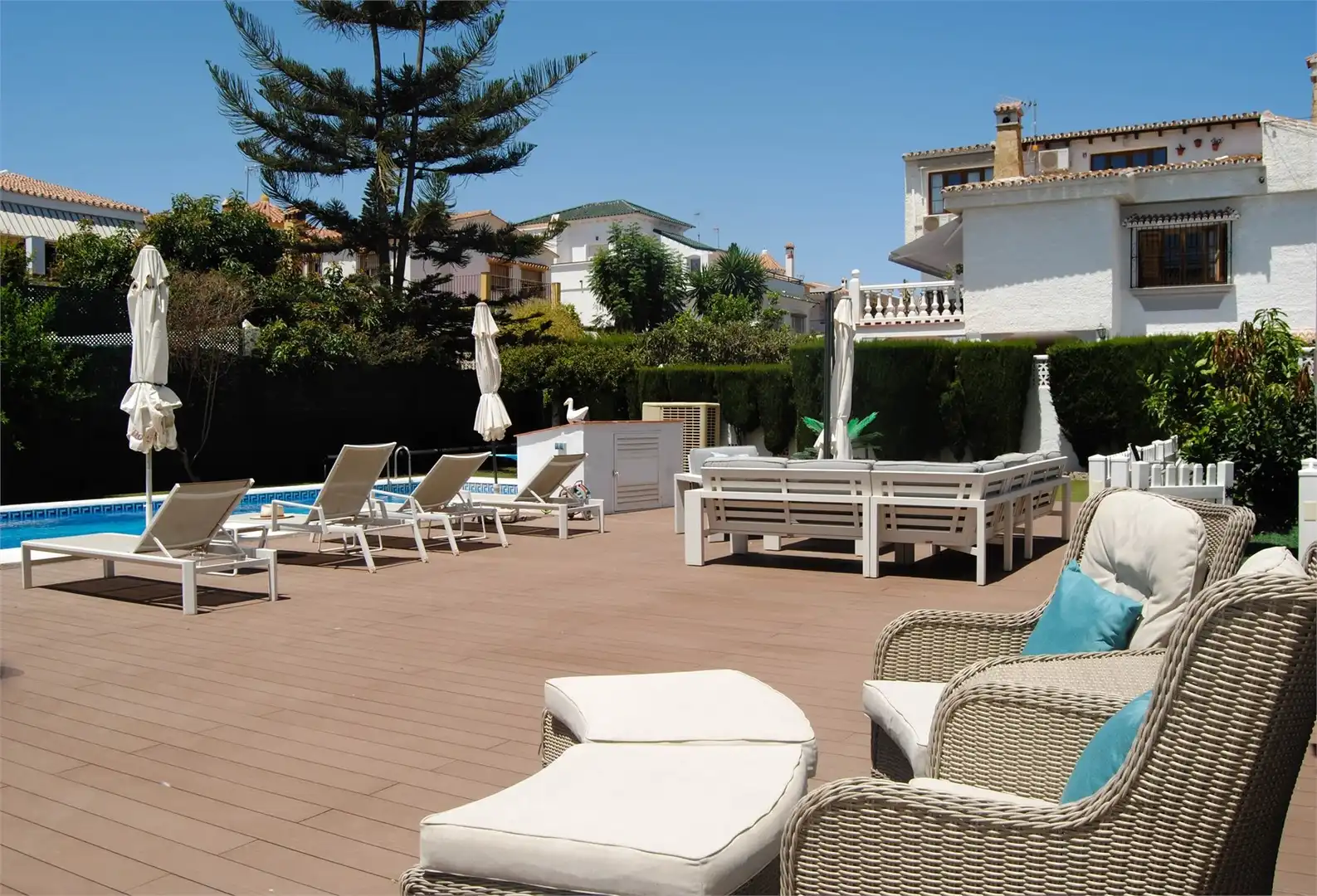 Terraza de Casa o chalet en venta en Vélez-Málaga con Aire acondicionado, Jardín privado y Terraza