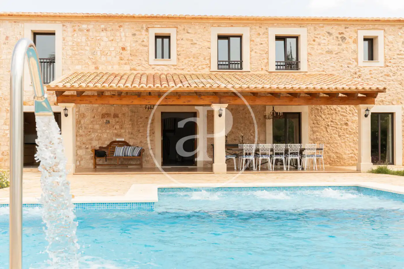 Swimming pool of Houses for rent in Felanitx  with Air Conditioner, Private garden and Swimming Pool
