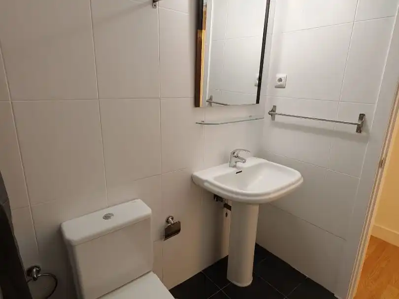 Bathroom of Flat for rent in Madrid  with Air Conditioner, Heating and Private garden