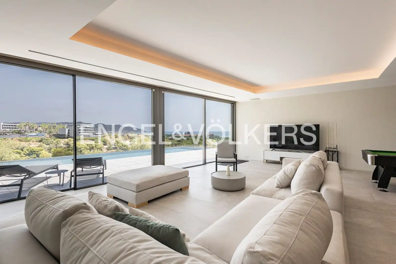 Living room of Houses for rent in Sitges  with Air Conditioner, Heating and Private garden