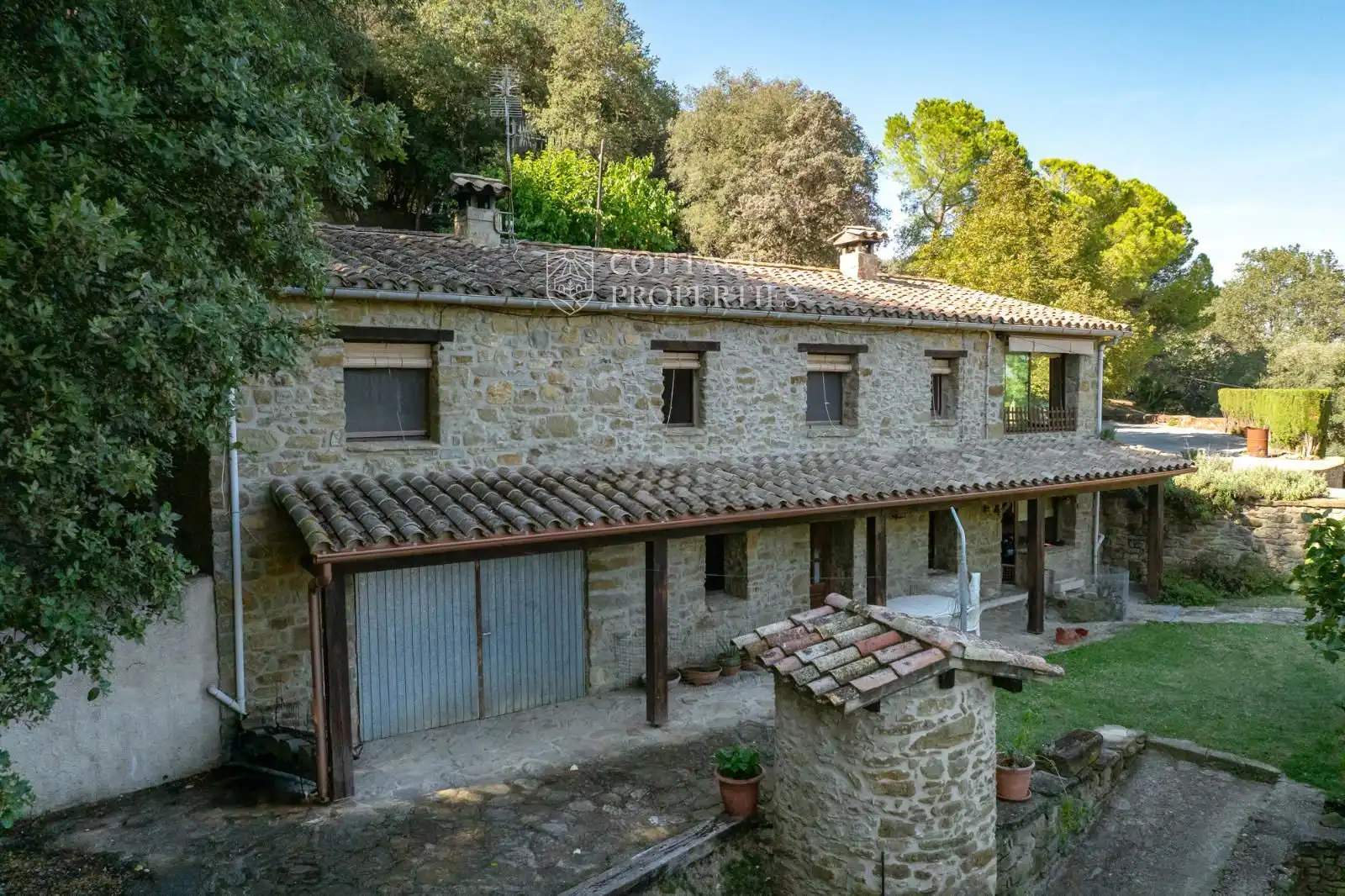 Vista exterior de Finca rústica en venta en Sant Miquel de Campmajor con Calefacción y Piscina