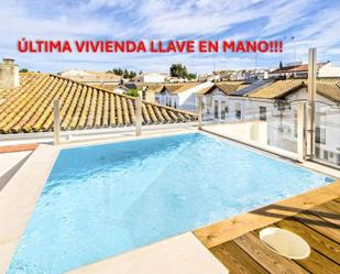 Swimming pool of Single-family semi-detached for sale in Tomares  with Terrace and Swimming Pool