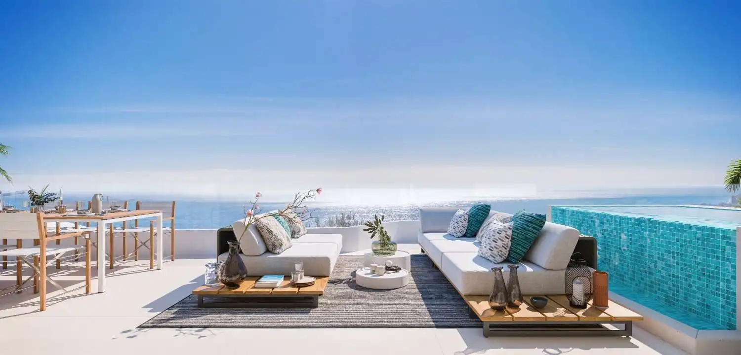 Apartamento con piscina en venta en El Higuerón