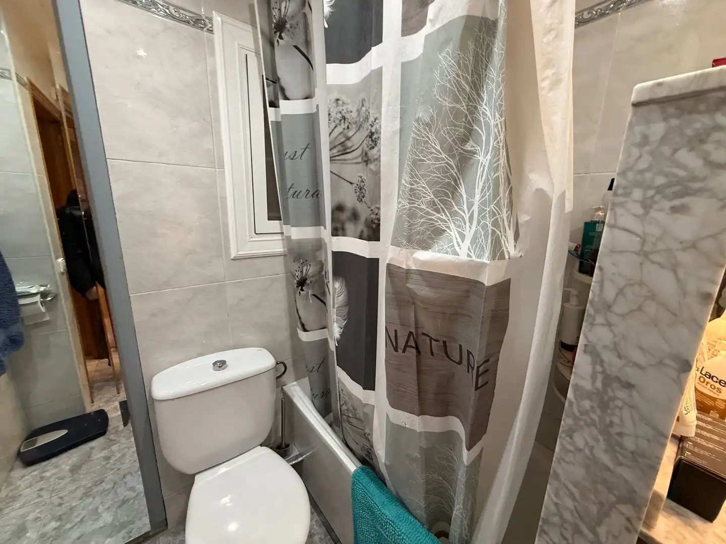 Badezimmer von Wohnung zum Verkauf in Santa Coloma de Gramenet mit Klimaanlage, Heizung und Terrasse