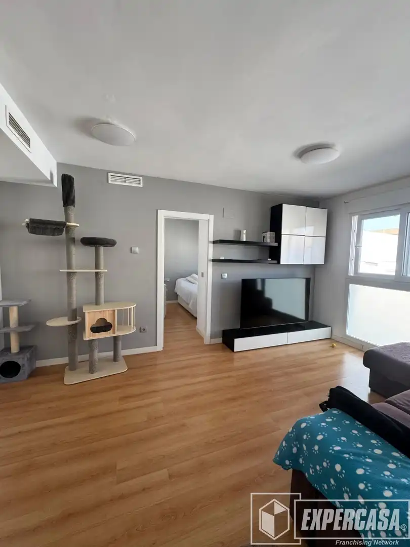 Sala de estar de Piso en venta en Beniparrell con Aire acondicionado, Parquet y Amueblado