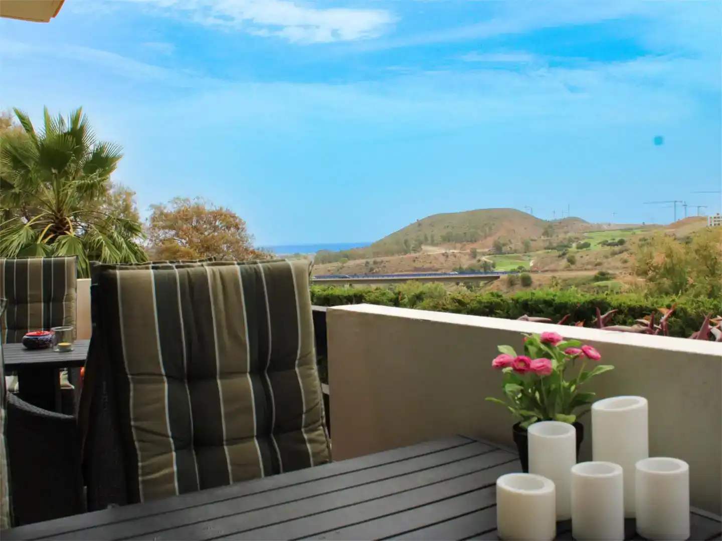 Terrassa de Apartament en venda en Mijas amb Aire condicionat i Piscina