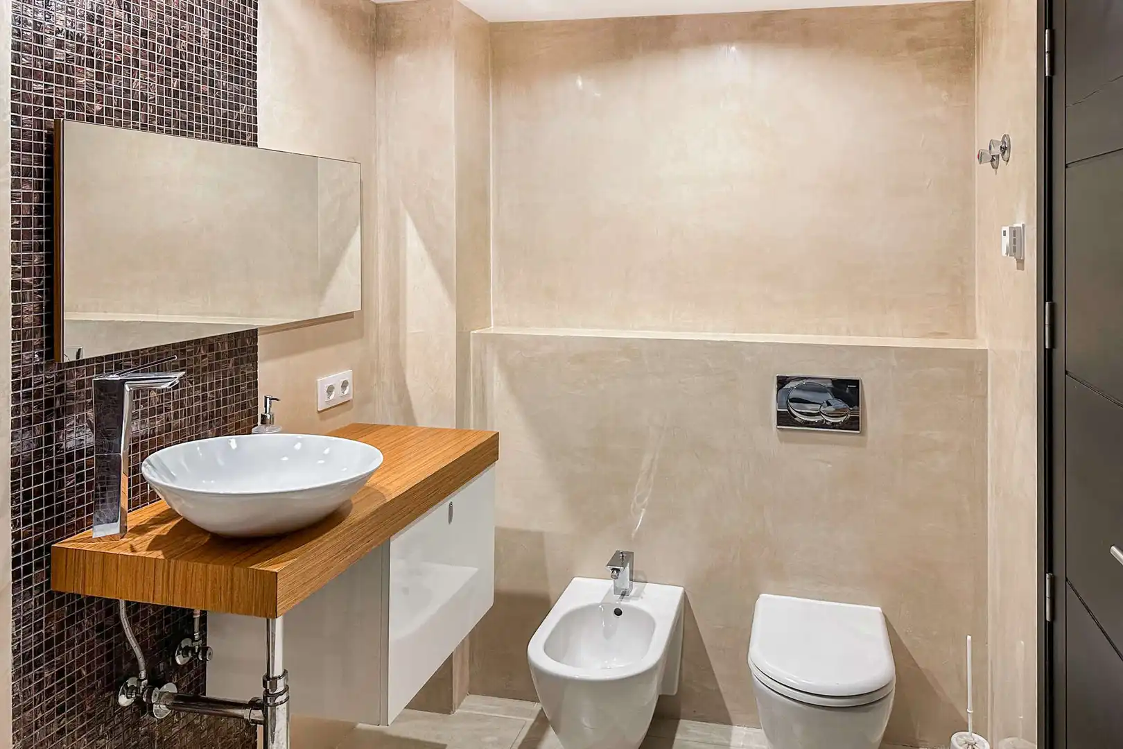 Badezimmer von Wohnung zur Miete in Capdepera mit Klimaanlage, Terrasse und Möbliert