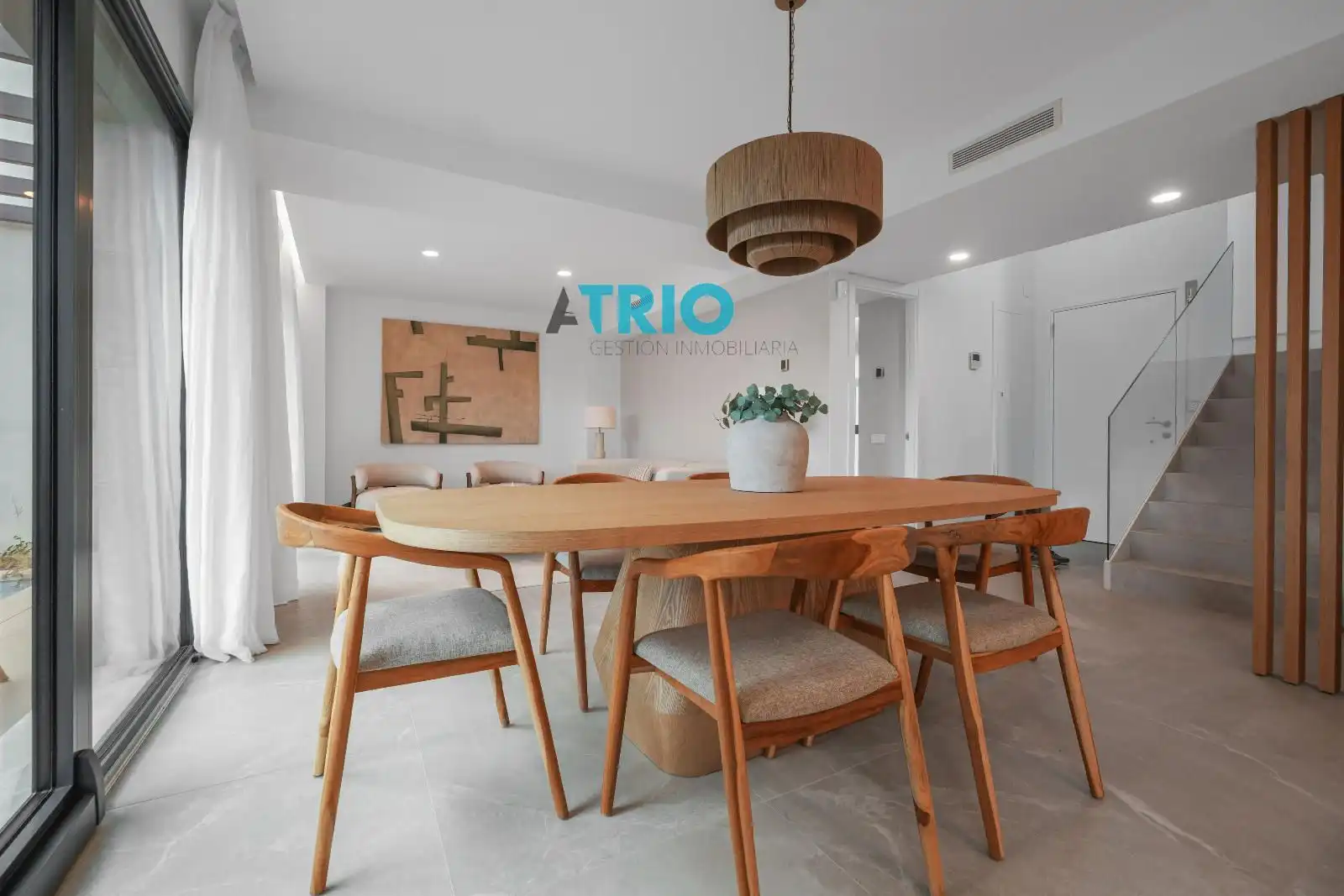 Esszimmer von Einfamilien-Reihenhaus zum Verkauf in  Palma de Mallorca mit Klimaanlage, Heizung und Terrasse