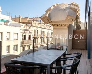 Terrace of Flat to rent in  Barcelona Capital  with Air Conditioner, Heating and Terrace