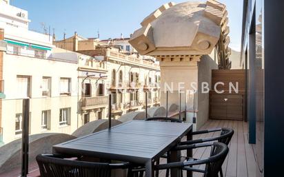 Terrace of Flat to rent in  Barcelona Capital  with Air Conditioner, Terrace and Balcony