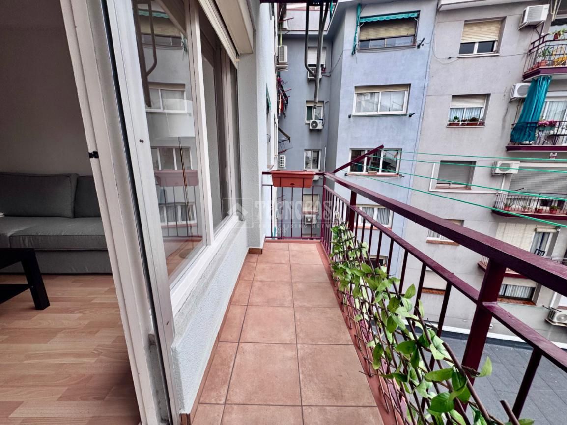 Balcony of Flat for sale in  Barcelona Capital  with Air Conditioner, Heating and Parquet flooring