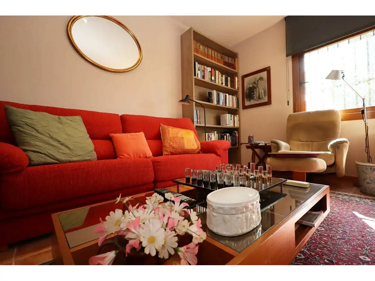 Sala d'estar de Casa o xalet en venda en Lloret de Mar amb Calefacció, Jardí privat i Terrassa