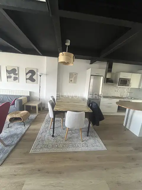 Esszimmer von Dachboden zur Miete in Alcobendas mit Klimaanlage, Heizung und Terrasse