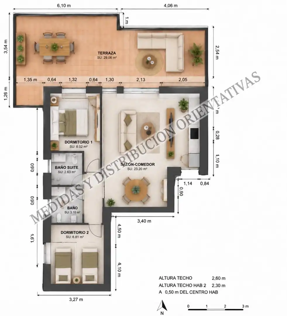 Apartamento en venta en Cartagena con Terraza, Amueblado y Piscina comunitaria