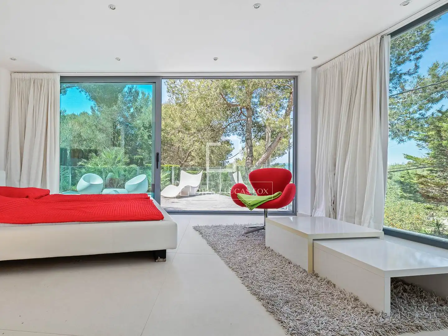 Sala de estar de Casa o chalet en venta en Santa Eulària des Riu con Aire acondicionado, Calefacción y Jardín privado