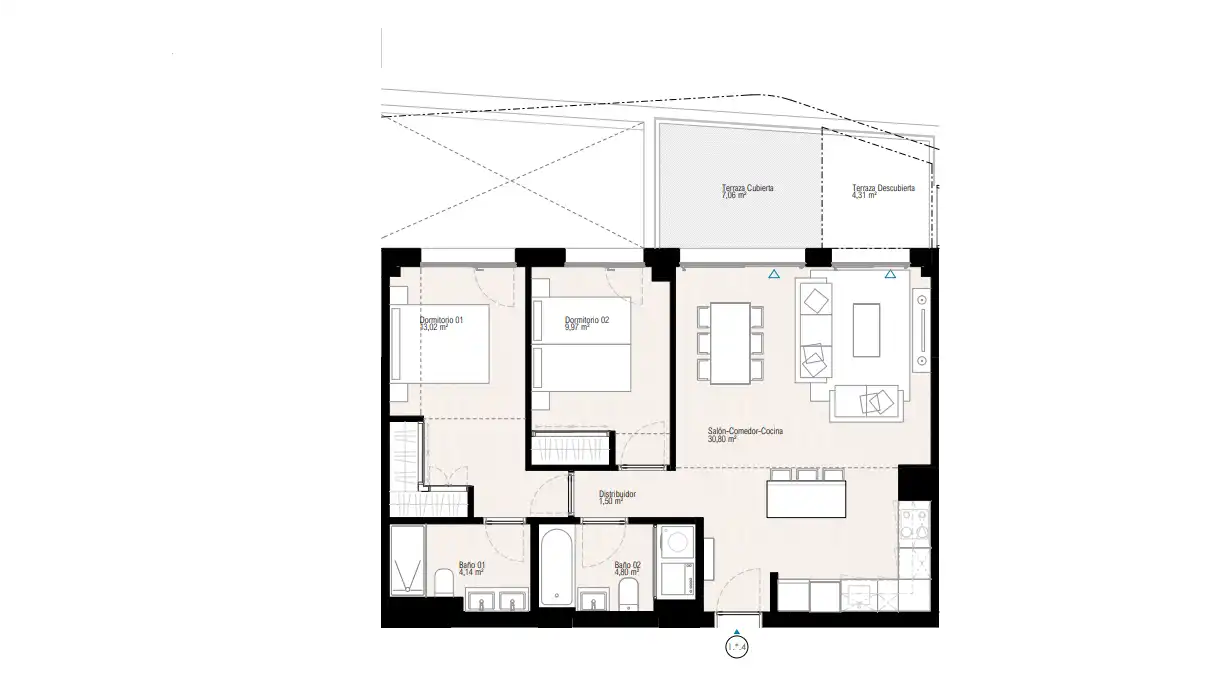 Casa con terraza en venta en Platja de Vila Joiosa, imagen 4