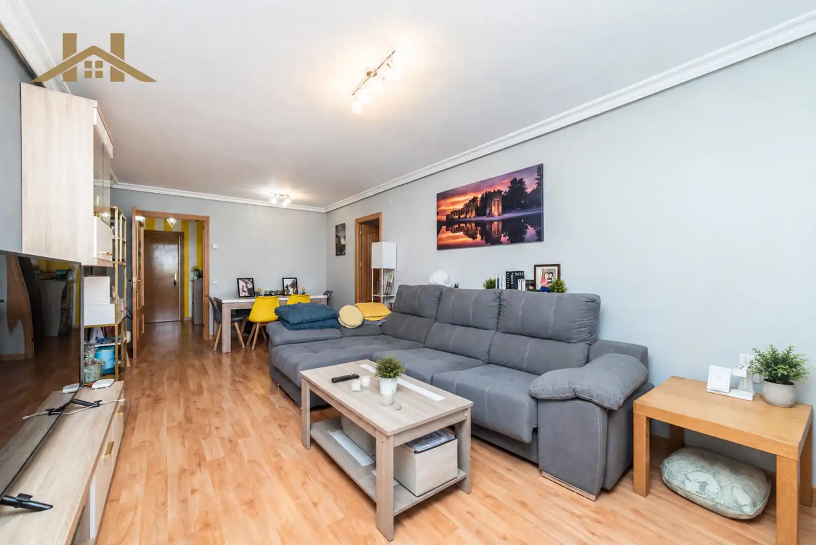Sala de estar de Ático en venta en Centro