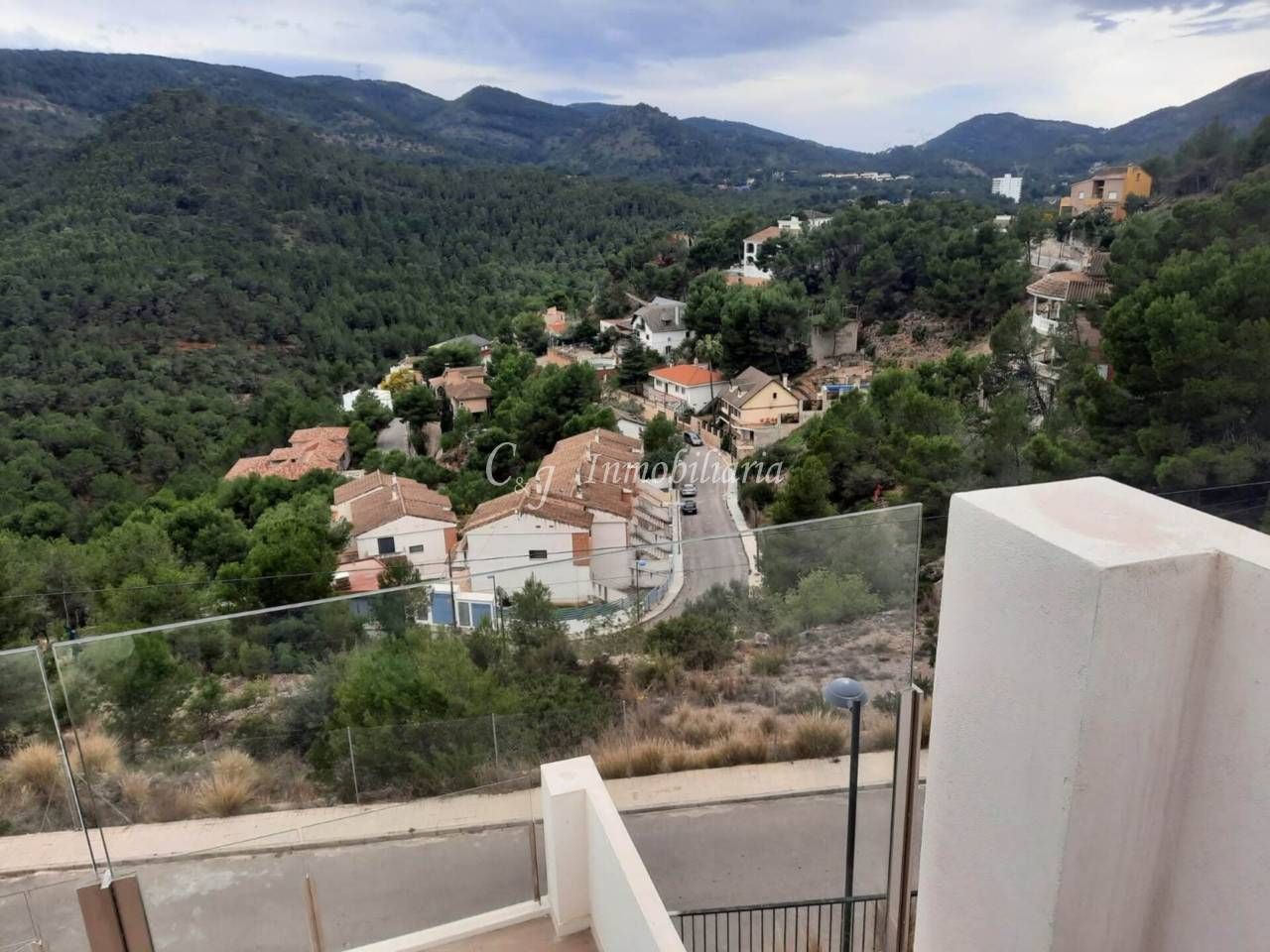 Exterior view of House or chalet for sale in Gilet  with Air Conditioner, Private garden and Terrace