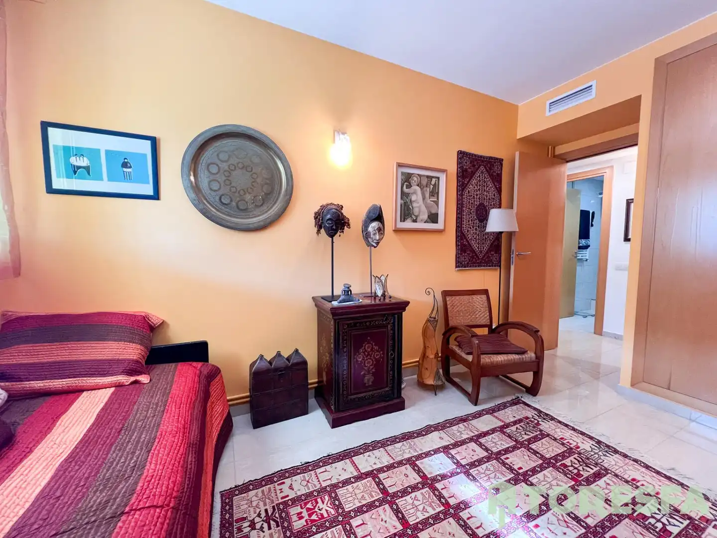 Sala de estar de Piso en venta en Badalona con Piscina comunitaria