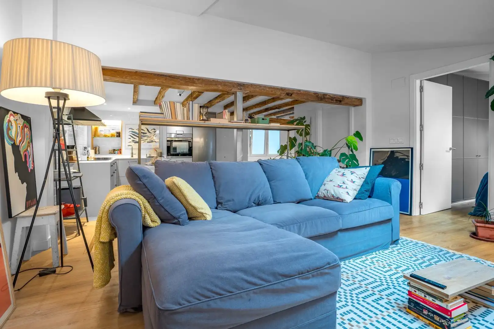Wohnzimmer von Wohnung zur Miete in Tolosa mit Heizung und Möbliert