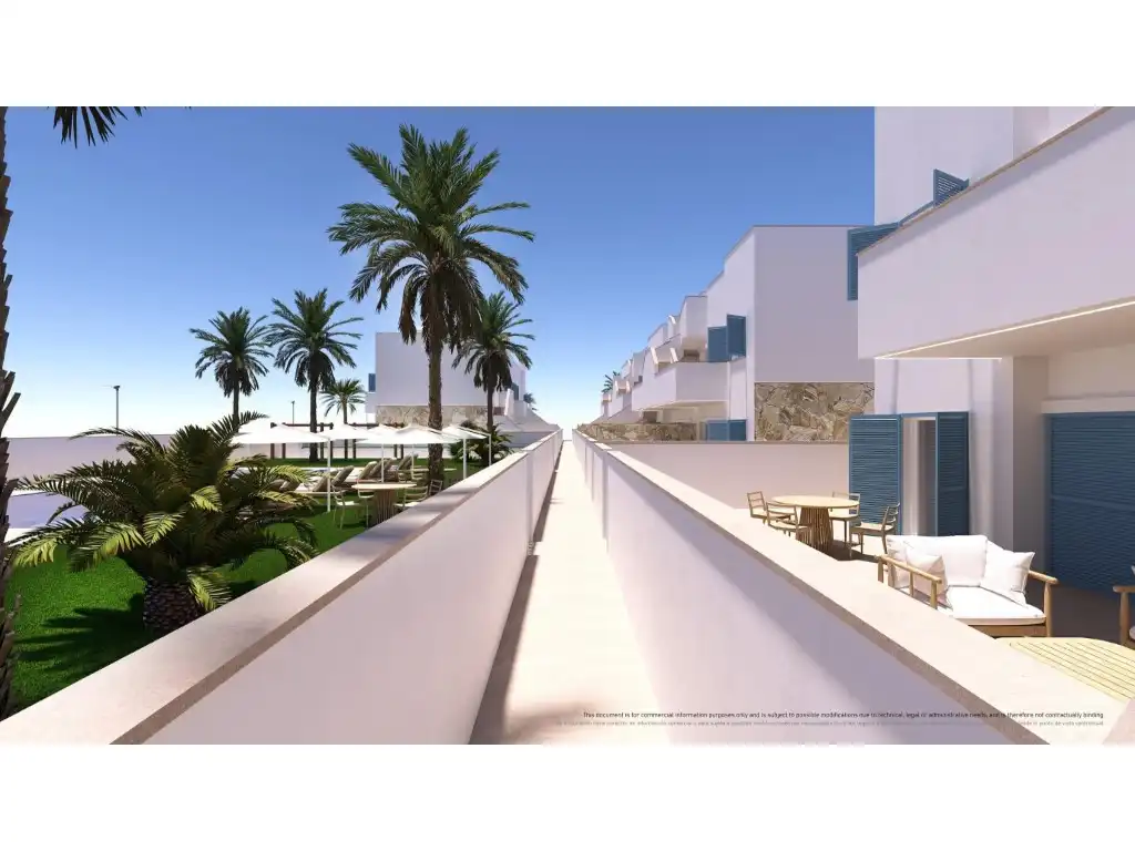 Vista exterior de Casa o chalet en venta en Pilar de la Horadada con Aire acondicionado, Jardín privado y Piscina