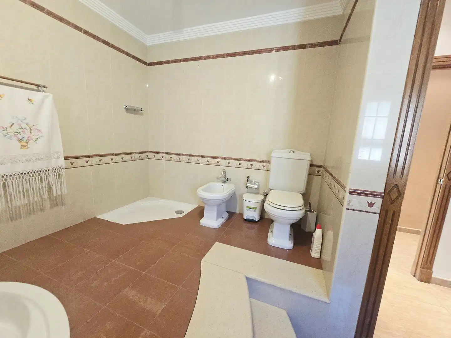 Badezimmer von Haus oder Chalet zum Verkauf in Sorbas mit Klimaanlage, Privatgarten und Terrasse