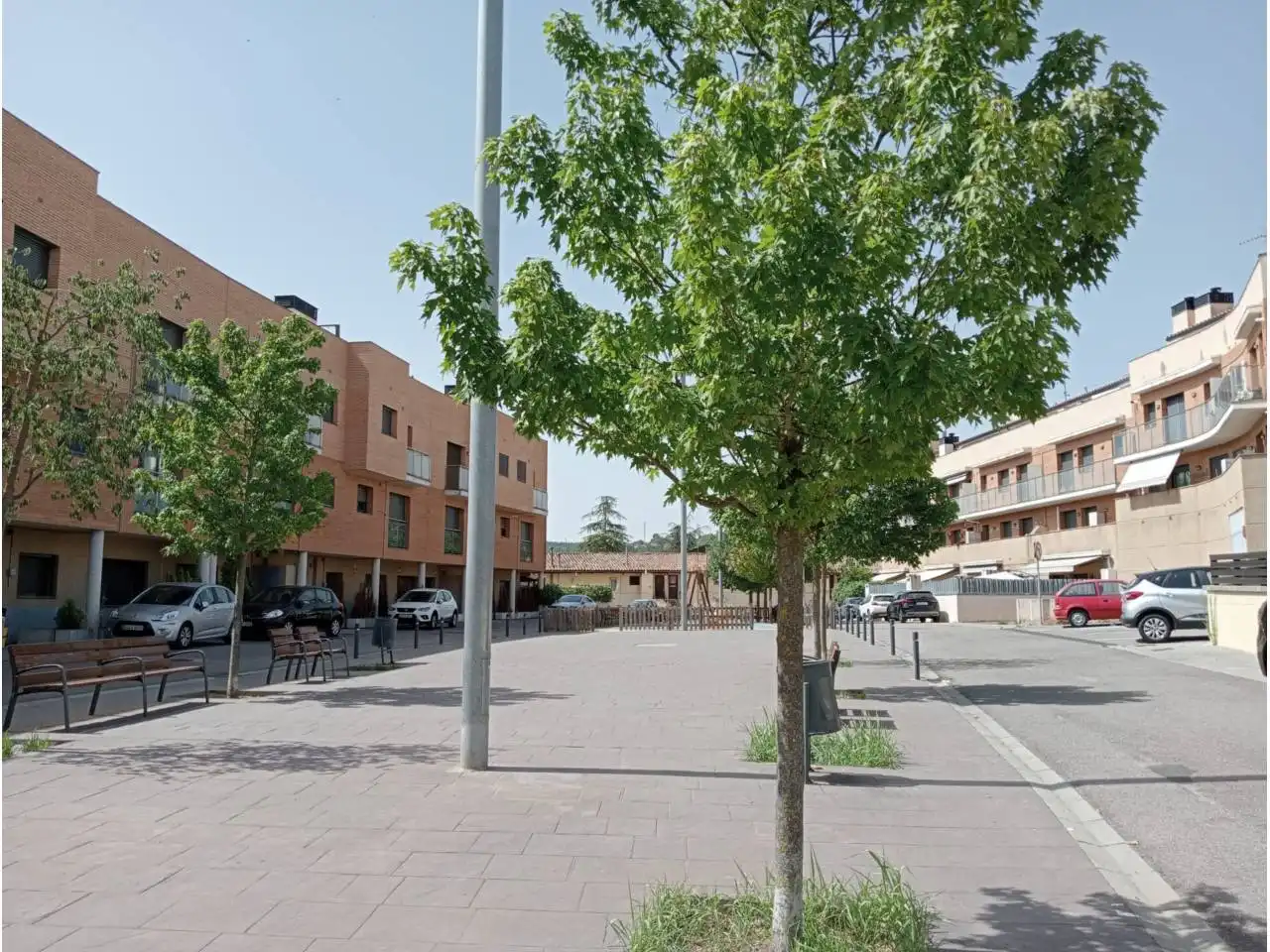 Vista exterior de Piso en venta en Gironella con Calefacción, Jardín privado y Parquet