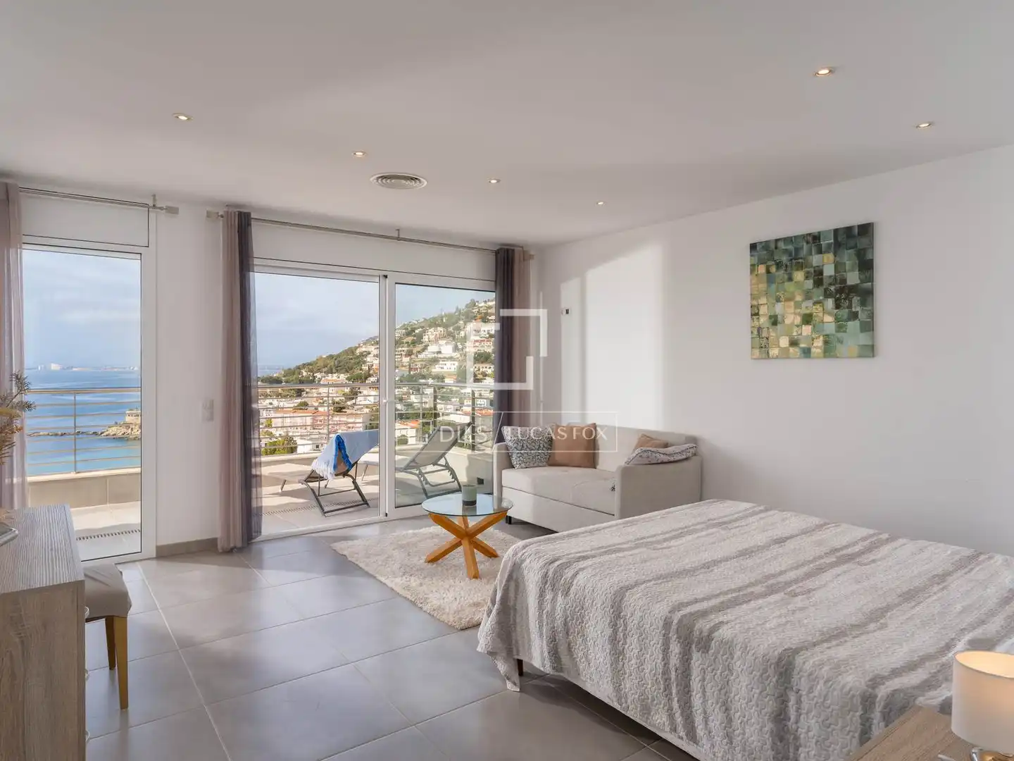 Bedroom of Houses for sale in Roses  with Air Conditioner, Heating and Terrace