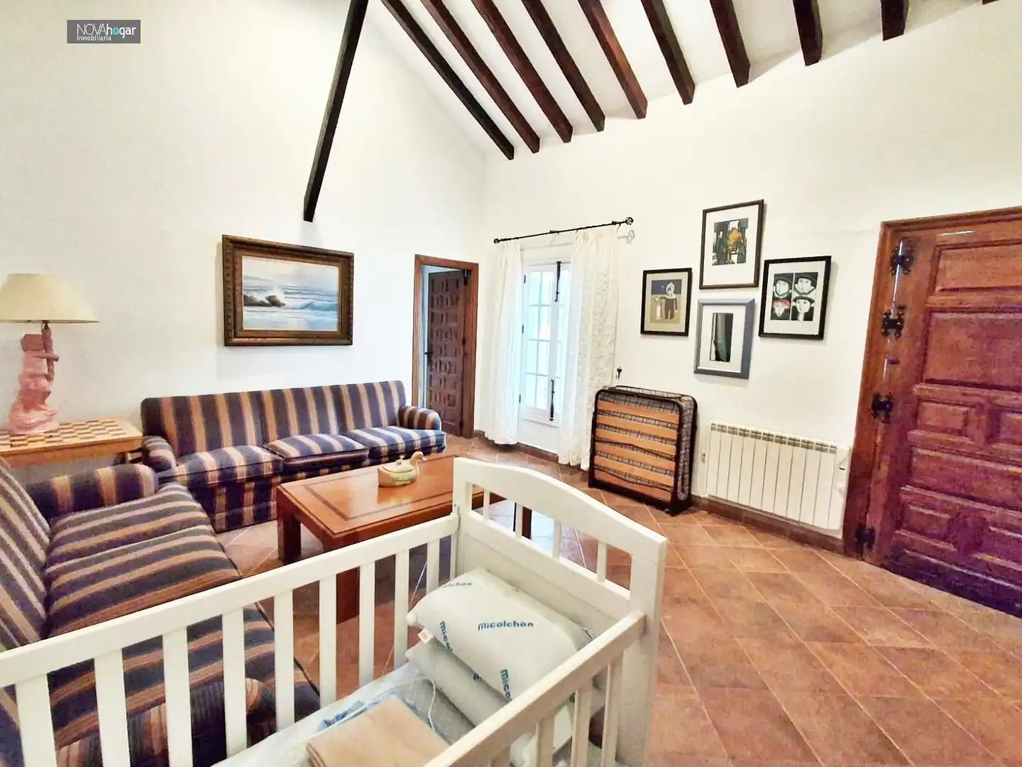 Sala d'estar de Finca rústica en venda en Málaga amb Aire condicionat, Calefacció i Jardí privat