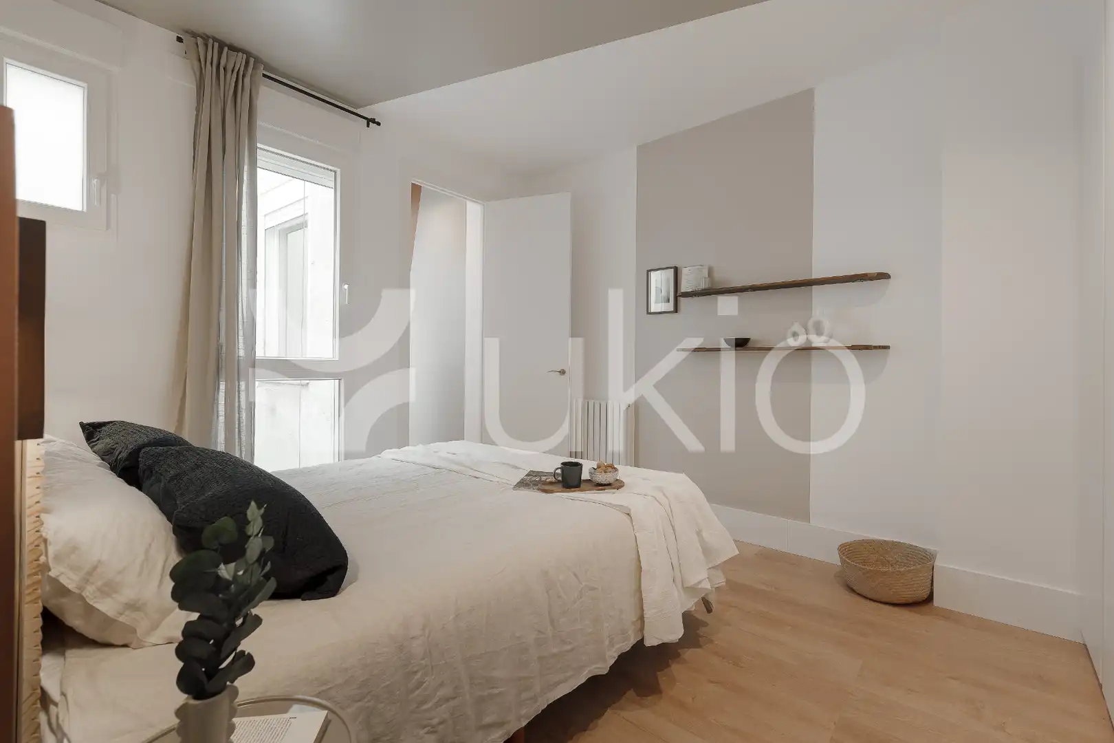 Habitación de Apartamento de alquiler en Madrid con Aire acondicionado, Calefacción y Terraza