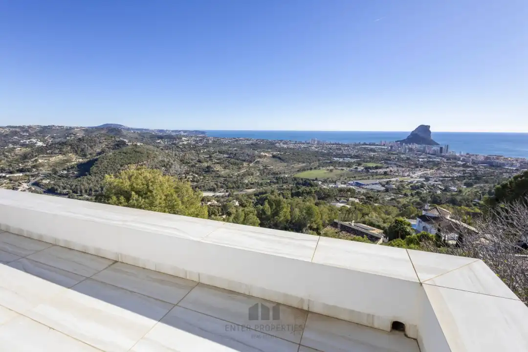 Exterior view of Flat for rent in Calpe / Calp  with Air Conditioner, Heating and Terrace