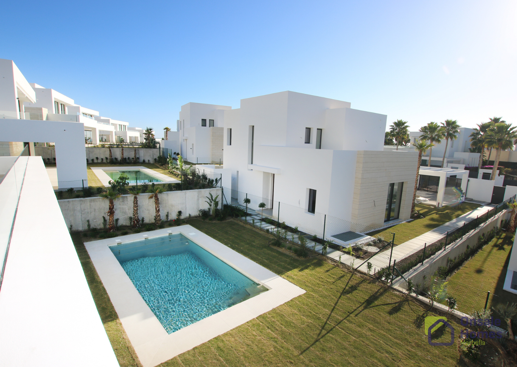 Exterior view of House or chalet for sale in Marbella  with Private garden, Terrace and Swimming Pool