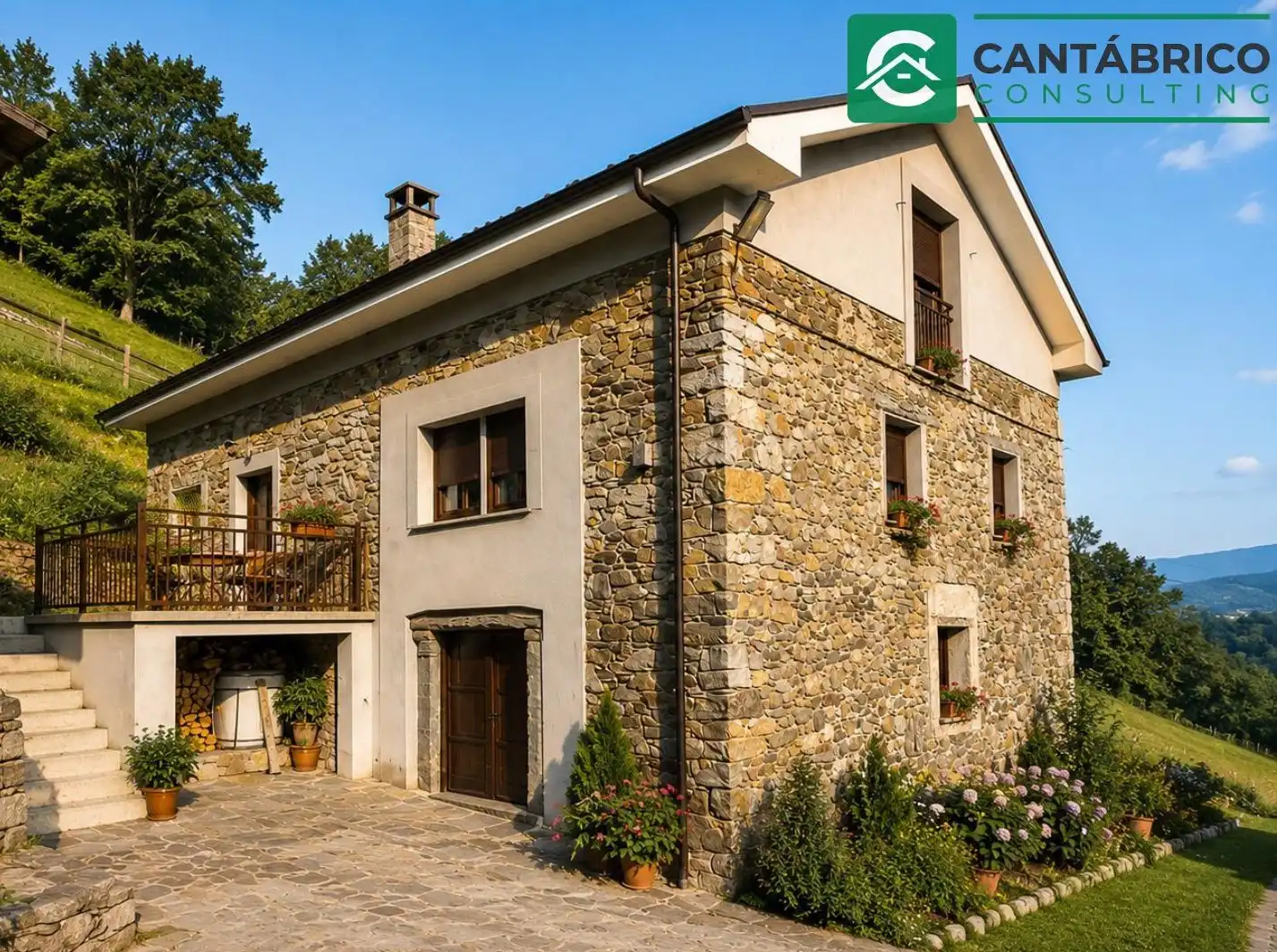 Außenansicht von Haus oder Chalet zum Verkauf in Navia mit Heizung, Terrasse und Möbliert
