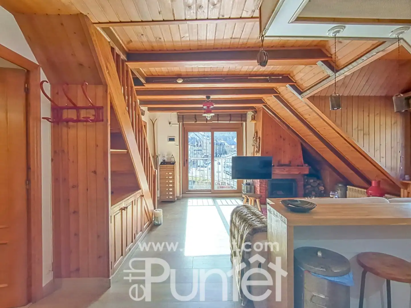 Sala de estar de Dúplex en venta en Vielha e Mijaran con Calefacción, Terraza y Balcón