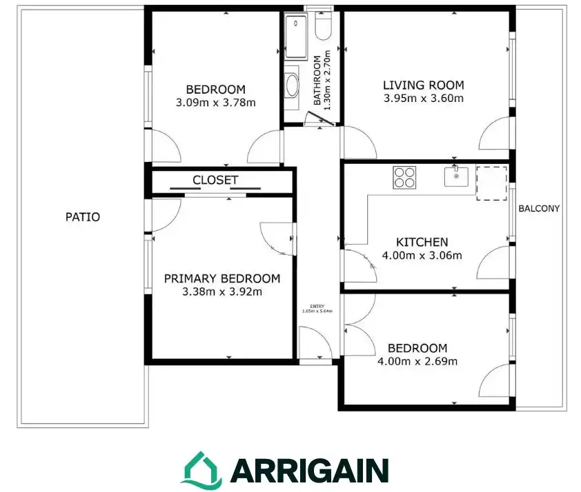 Piso en venta en Donostia - San Sebastián  con Aire acondicionado, Calefacción y Jardín privado